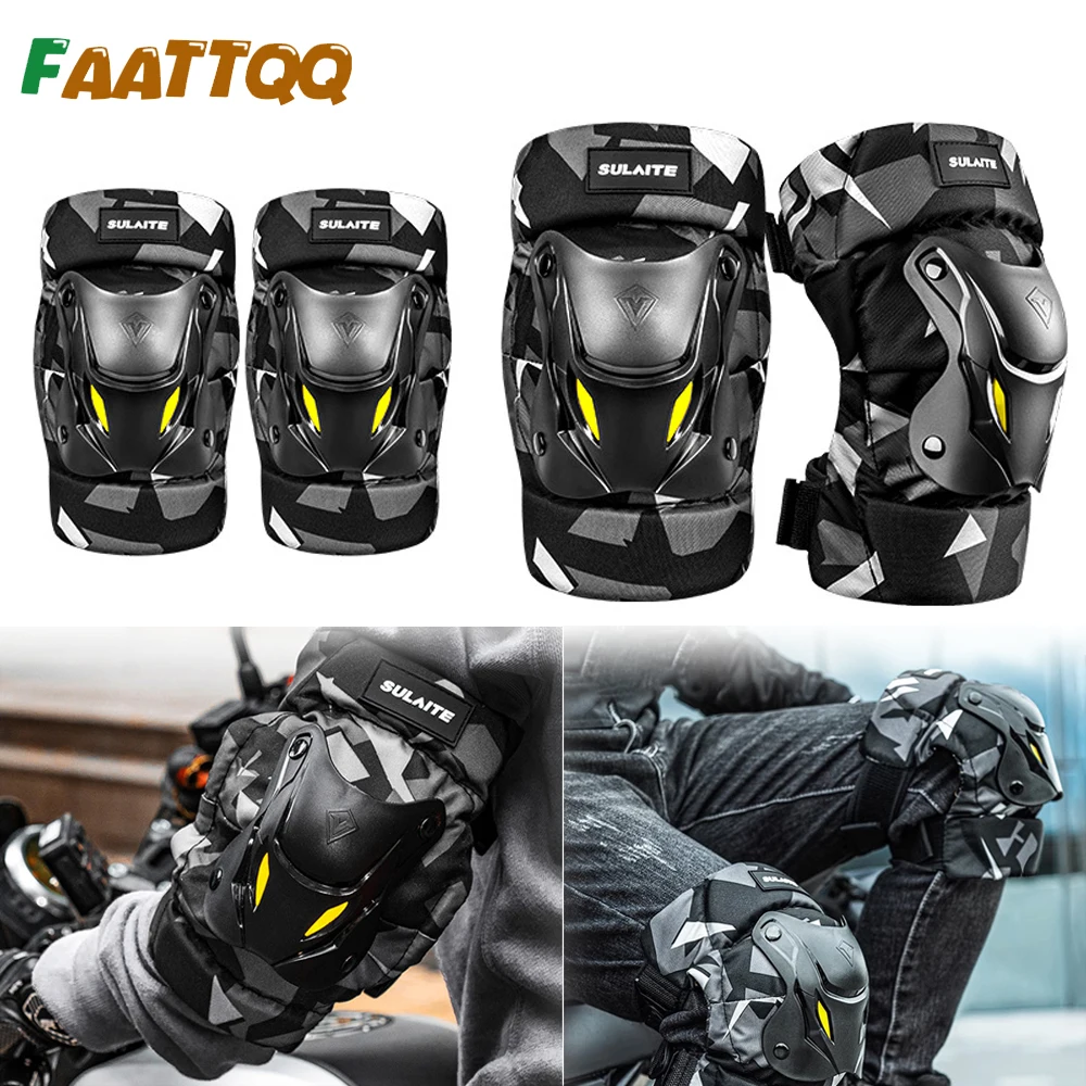 Mountain Biking Elbow Pads - FAATTQQ 1 Paio di Protezioni per