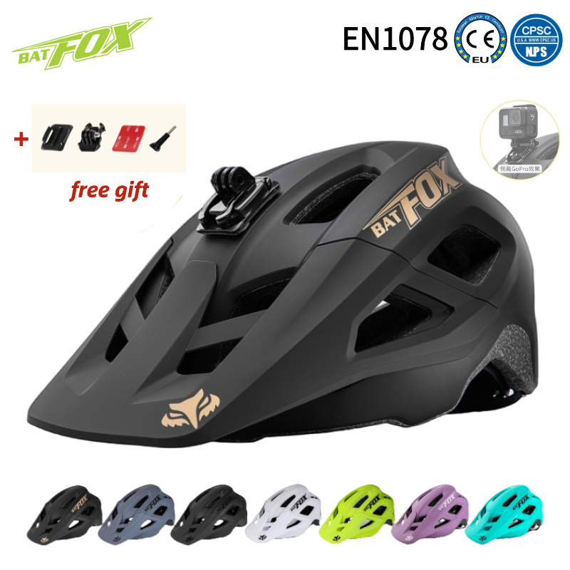 Mountain Biking Gear For Men - BATFOX Casco da mountain bike Può