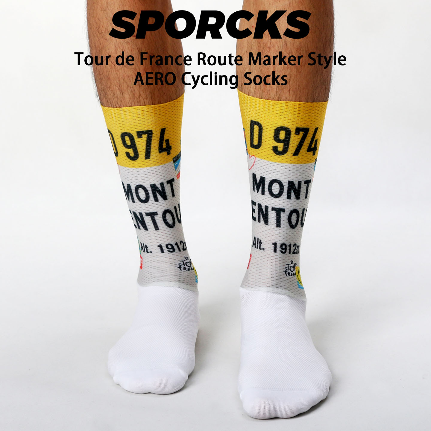 Mountain Biking France - Calze da Ciclismo Aerodinamiche Sporcks Wangtu