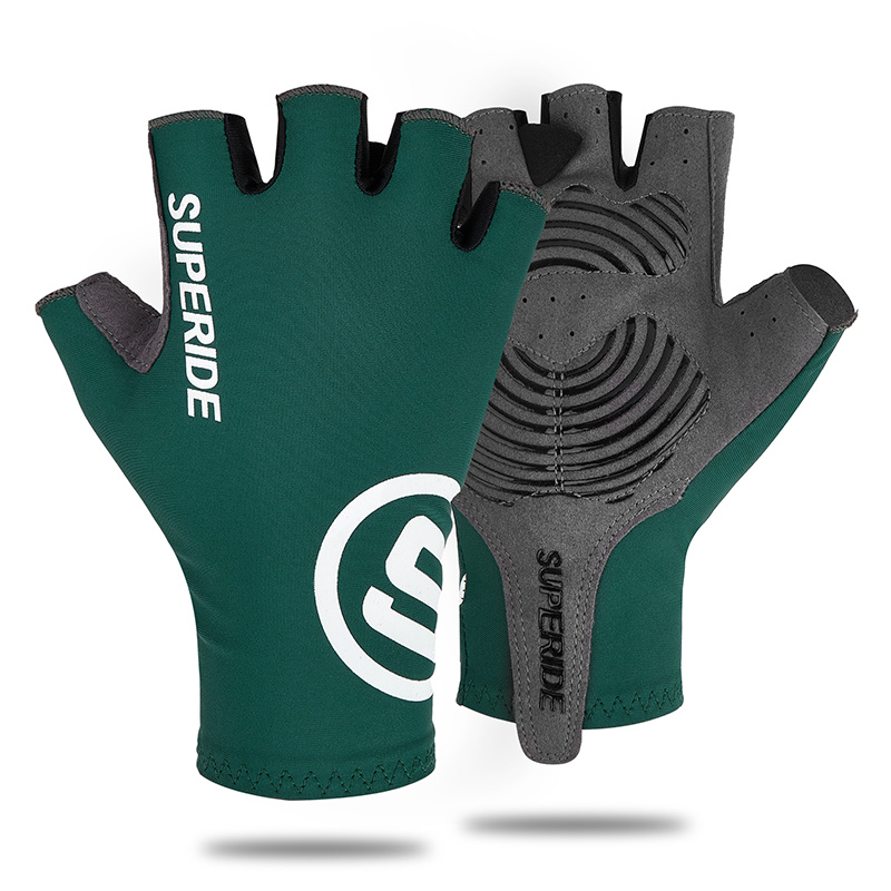 Mountain Biking Gloves Mens - SUPERIDE Guanti da ciclismo mezze dita