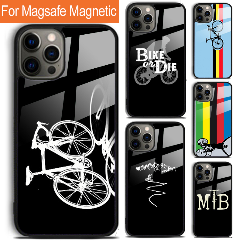 Mountain Biking Cartoon - Custodia per telefono ciclista ciclismo mountain