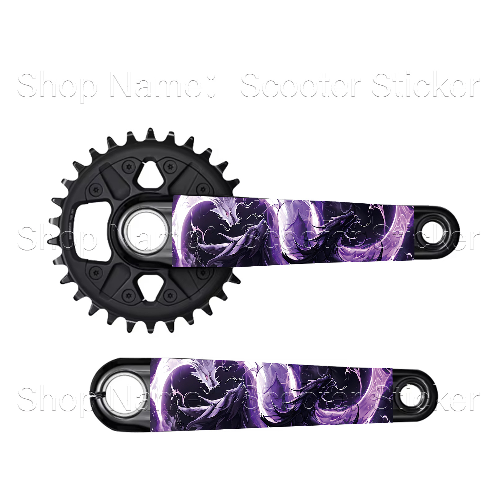 1 set di adesivi viola e bianc - Mountain Biking You Yangs recensione e prezzo