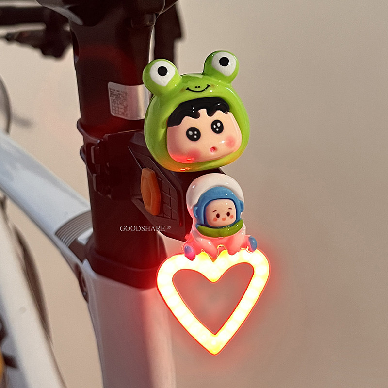 Luce Posteriore per Bicicletta - Mountain Biking Cartoon recensione e prezzo