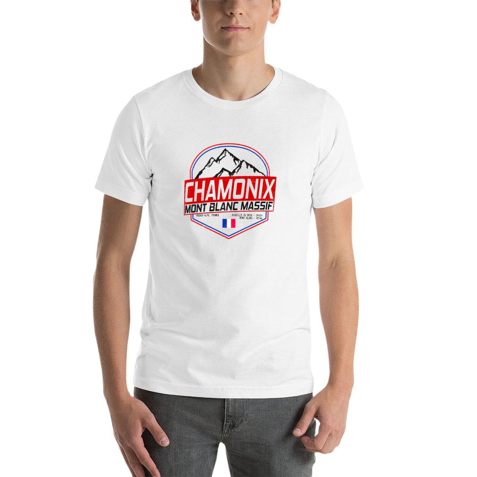 T-shirt retrò Ski Chamonix Mon - Mountain Biking France recensione e prezzo