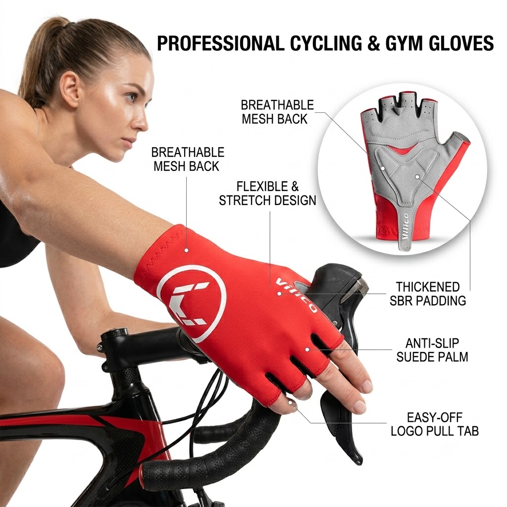 Guanti da ciclismo uomo donna, - Mountain Biking Gloves Mens recensione e prezzo